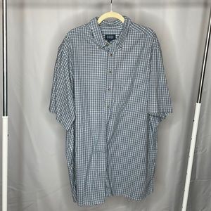 Harbor Bay Men's 2XLT (TALL) Short Sleeve Button Down Shirt - LIKE NEW CONDITION
